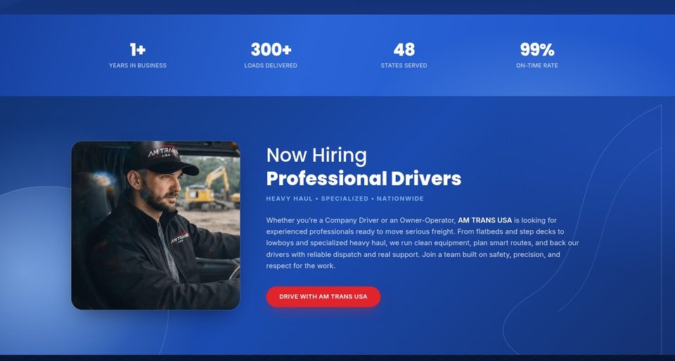 Home — counter band and driver recruiting