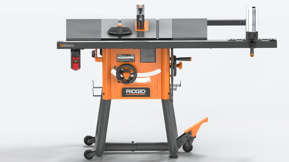Table saw — KeyShot render