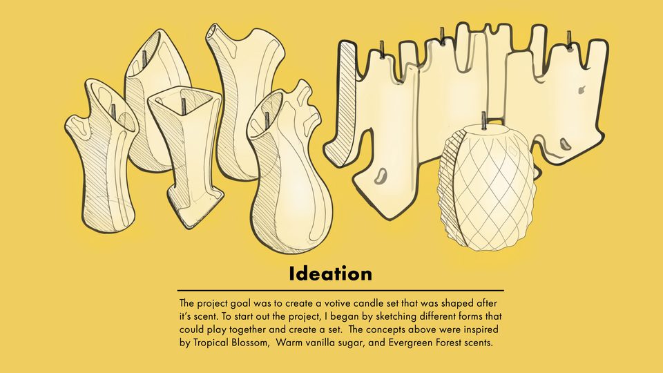 Ideation — candle forms